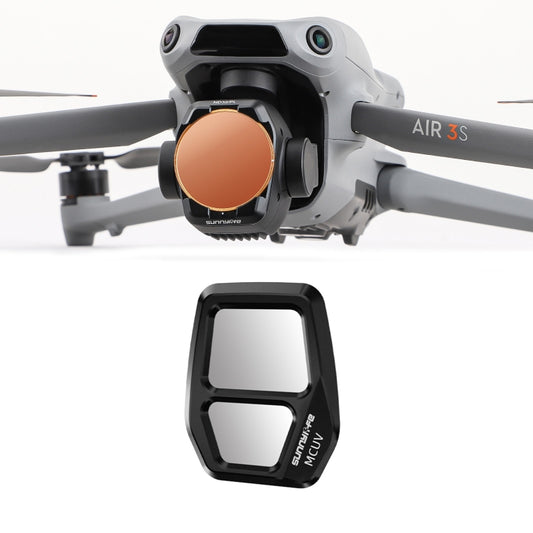 For DJI Air 3S Sunnylife Camera Lens Filter, Filter:MCUV - free shipping - PMC Jewellery - Order now!
