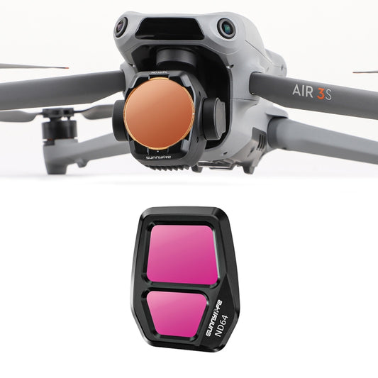For DJI Air 3S Sunnylife Camera Lens Filter, Filter:ND64 - free shipping - PMC Jewellery - Order now!