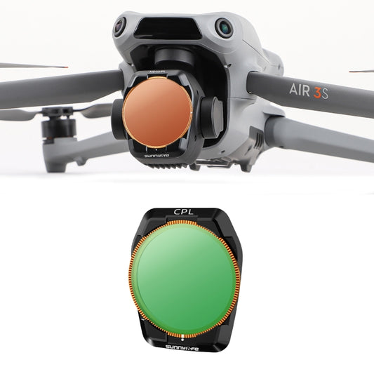 For DJI Air 3S Sunnylife Camera Lens Filter, Filter:CPL - free shipping - PMC Jewellery - Order now!