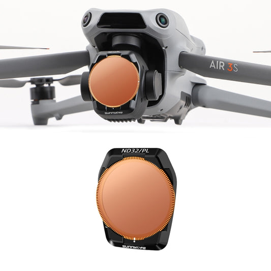 For DJI Air 3S Sunnylife Camera Lens Filter, Filter:ND32PL - free shipping - PMC Jewellery - Order now!