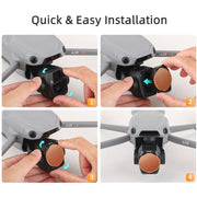 For DJI Air 3S Sunnylife Camera Lens Filter, Filter:4 in 1 ND8-64PL