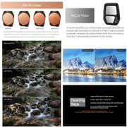 For DJI Air 3S Sunnylife Camera Lens Filter, Filter:ND8