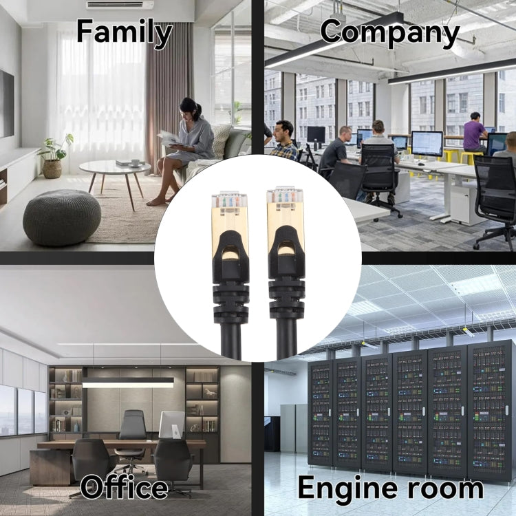 10m Gigabit Network Cat 8 Dual-shielded Cable