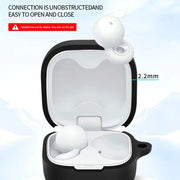 For Sony linkBuds Open Headset Silicone Protective Case(Black)