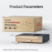 Qianli UVX24 16 inch Powerful Integrated UV Curing Lamp Box, Plug:EU Plug