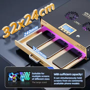 Qianli UVX24 16 inch Powerful Integrated UV Curing Lamp Box, Plug:EU Plug