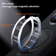 For Huawei Mate X5 / X3 SULADA Kevlar Texture MagSafe Magnetic Holder Phone Case(Blue)