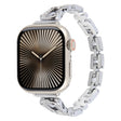 For Apple Watch 46mm / 49mm / 45mm / 44mm Quick Release U-Shaped Diamond Alloy Slim Watch Band(Silver) - free shipping - PMC TechLife - Order now!