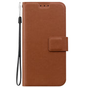 For Samsung Galaxy S25 Ultra 5G Ultra-thin Voltage Magnetic Buckle Leather Phone Case(Brown)