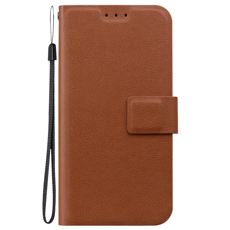 For Samsung Galaxy S25 Ultra 5G Ultra-thin Voltage Magnetic Buckle Leather Phone Case(Brown)