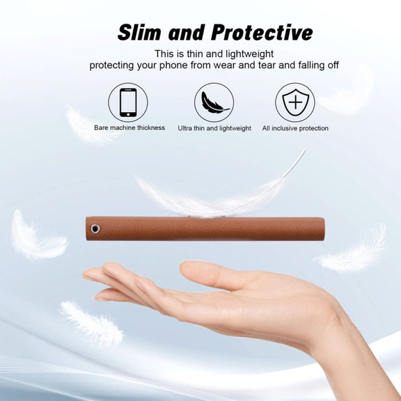 For Samsung Galaxy S25 Ultra 5G Ultra-thin Voltage Magnetic Buckle Leather Phone Case(Brown)