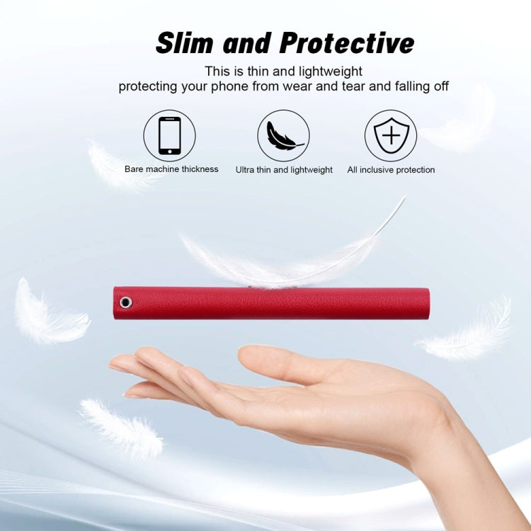 For Samsung Galaxy S25 Ultra 5G Ultra-thin Voltage Magnetic Buckle Leather Phone Case(Red)