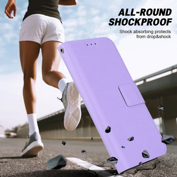 For Samsung Galaxy S25 Ultra 5G Ultra-thin Voltage Magnetic Buckle Leather Phone Case(Purple)