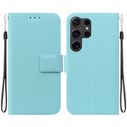 For Samsung Galaxy S25 Ultra 5G Ultra-thin Voltage Magnetic Buckle Leather Phone Case(Green)