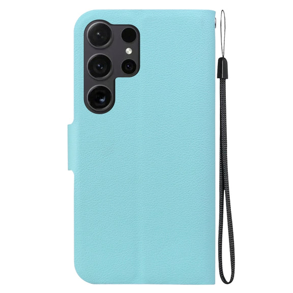 For Samsung Galaxy S25 Ultra 5G Ultra-thin Voltage Magnetic Buckle Leather Phone Case(Green)