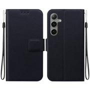 For Samsung Galaxy S25+ 5G Ultra-thin Voltage Magnetic Buckle Leather Phone Case(Black)