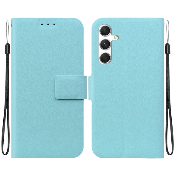 For Samsung Galaxy S25 5G Ultra-thin Voltage Magnetic Buckle Leather Phone Case(Green)