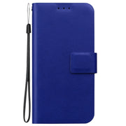 For Samsung Galaxy S25 5G Ultra-thin Voltage Magnetic Buckle Leather Phone Case(Blue)