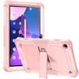 For Lenovo Tab M10 3rd Gen / TB328 Silicone Hybrid PC Tablet Case with Holder(Rose Gold) - Lenovo by PMC TechLife | Online Shopping South Africa | PMC TechLife | Buy Now Pay Later Mobicred