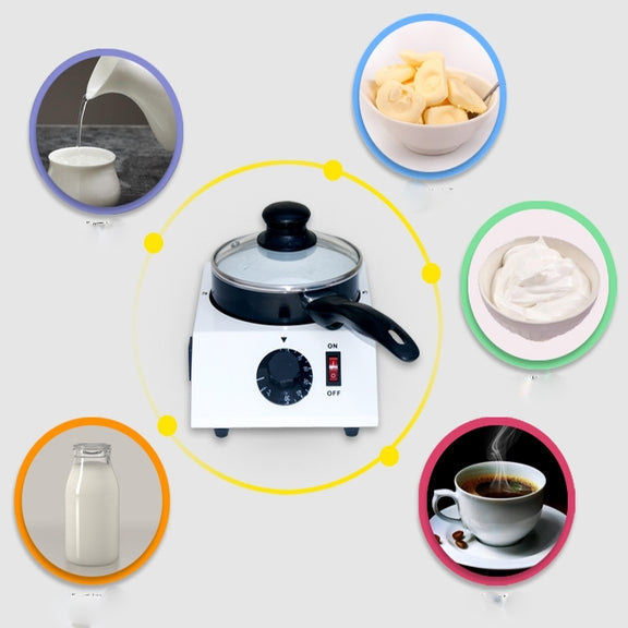 Chocolate Melting Machine With Adjustable Thermostat Melting Wax Machine, Size:29x22x19cm(UK Plug)