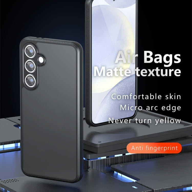 For Samsung Galaxy S25+ 5G Armor Precise Hole PC Hybrid TPU Phone Case(Transparent)