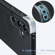 For Samsung Galaxy S25+ 5G Armor Precise Hole PC Hybrid TPU Phone Case(Transparent)