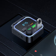 Borofone BC53 Highway PD20W & QC3.0 Car Bluetooth FM Transmitter(Black)