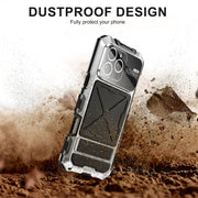 For iPhone 16 Pro R-JUST Life Water-resistant Dustproof Shockproof Phone Case(Silver)