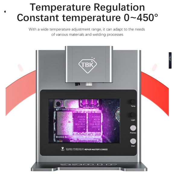 TBK 2205 Smart Infrared Laser Thermostatic Welding Machine with HD Camera, Plug:EU Plug(External LCD)