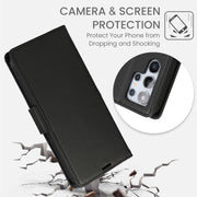For Samsung Galaxy S25 Ultra 5G Side Buckle RFID Anti-theft Leather Phone Case(Black)