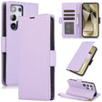 For Samsung Galaxy S25 Ultra 5G Side Buckle RFID Anti-theft Leather Phone Case(Light Purple) - Galaxy S25 Ultra 5G Cases by PMC TechLife | Online Shopping South Africa | PMC TechLife | Buy Now Pay Later Mobicred