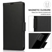 For Samsung Galaxy S25 / S24 5G Side Buckle RFID Anti-theft Leather Phone Case(Black)