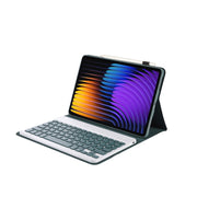 For Xiaomi Pad 7 / 7 Pro 11.2 inch A0N13 Ultra-thin Detachable Bluetooth Keyboard Leather Tablet Case(Dark Green)