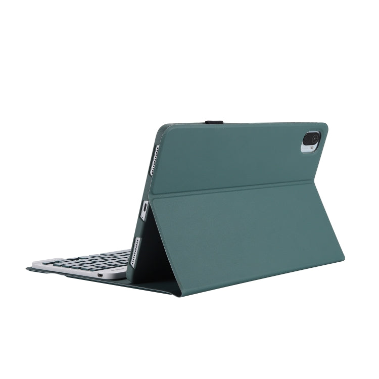 For Xiaomi Pad 7 / 7 Pro 11.2 inch A0N13 Ultra-thin Detachable Bluetooth Keyboard Leather Tablet Case(Dark Green)