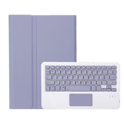 For Xiaomi Pad 7 / 7 Pro 11.2 inch A0N13-A Ultra-thin Detachable Bluetooth Keyboard Leather Tablet Case with Touchpad(Lavender White)