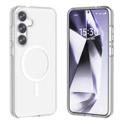 For Samsung Galaxy S25+ 5G Terminator MagSafe Magnetic Phone Case(Transparent)