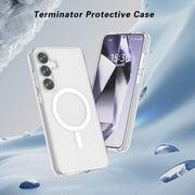 For Samsung Galaxy S25+ 5G Terminator MagSafe Magnetic Phone Case(Transparent)