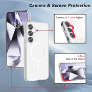 For Samsung Galaxy S25+ 5G Terminator MagSafe Magnetic Phone Case(Transparent)