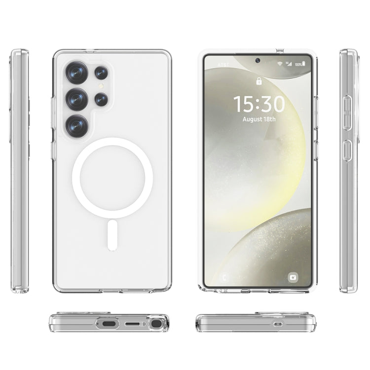For Samsung Galaxy S25 Ultra 5G Terminator MagSafe Magnetic Phone Case(Transparent)