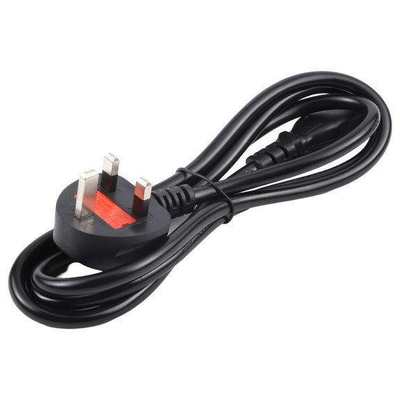 Big UK Plug Computer PC Power Cord 3 Pin Cable, Length:3m(Black)
