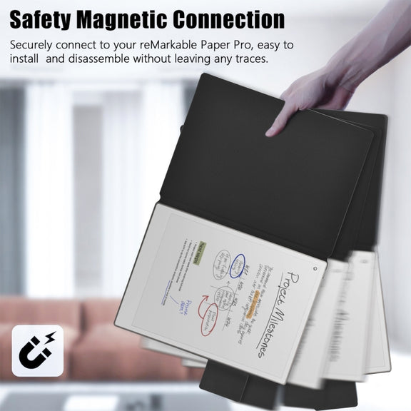 For reMarkable Paper Pro 2024 11.8 inch Imitation Original Smart Leather Tablet Case(Grey)