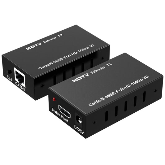 60m HDTV RJ45 Network Cable Extender, Plug:EU Plug - Amplifier by PMC Jewellery | Online Shopping South Africa | PMC Jewellery | Buy Now Pay Later Mobicred