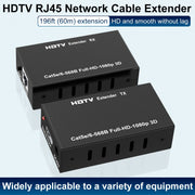 60m HDTV RJ45 Network Cable Extender, Plug:EU Plug
