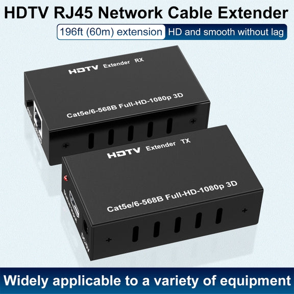 60m HDTV RJ45 Network Cable Extender, Plug:EU Plug