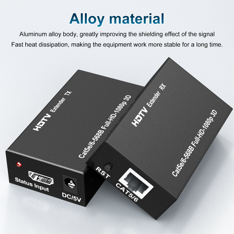 60m HDTV RJ45 Network Cable Extender, Plug:US Plug - Amplifier by PMC TechLife | Online Shopping South Africa | PMC TechLife | Buy Now Pay Later Mobicred