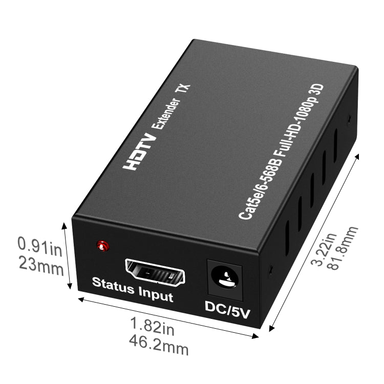 60m HDTV RJ45 Network Cable Extender, Plug:UK Plug - Amplifier by PMC TechLife | Online Shopping South Africa | PMC TechLife | Buy Now Pay Later Mobicred