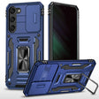 For Samsung Galaxy S25+ 5G Armor PC Hybrid TPU Camera Shield Phone Case(Navy Blue) - Galaxy S25+ 5G Cases by PMC Jewellery | Online Shopping South Africa | PMC Jewellery | Buy Now Pay Later Mobicred