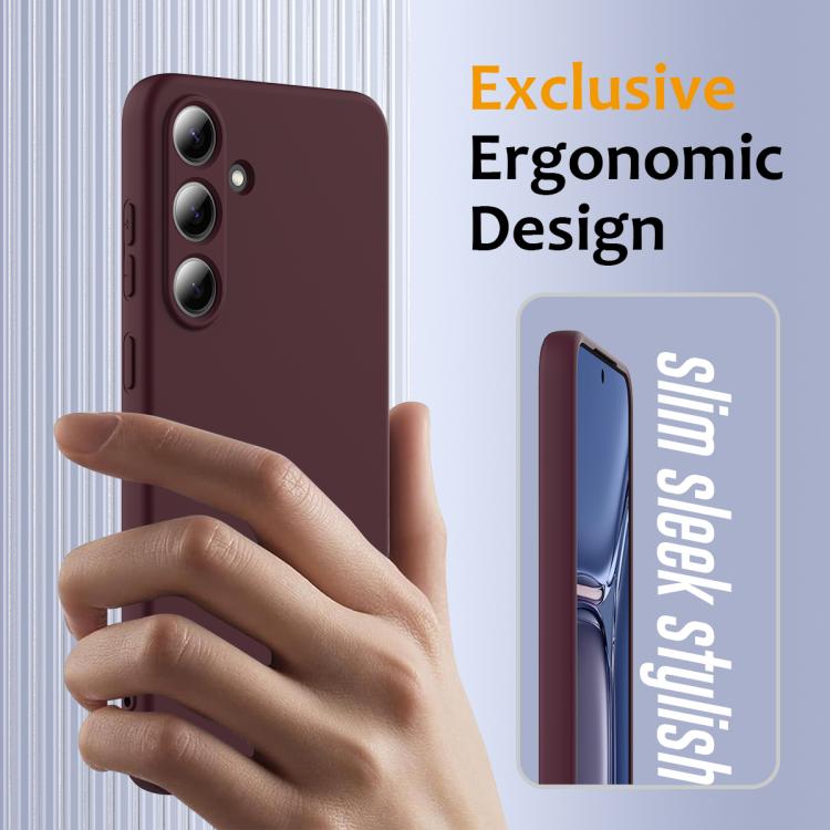 For Samsung Galaxy S25+ 5G Shockproof Silicone Magsafe Phone Case(Plum Color) - Galaxy S25+ 5G Cases by PMC Jewellery | Online Shopping South Africa | PMC Jewellery | Buy Now Pay Later Mobicred
