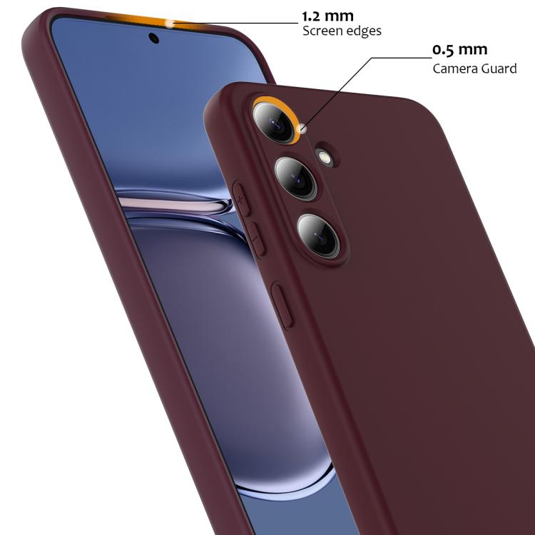 For Samsung Galaxy S25 5G Shockproof Silicone Magsafe Phone Case(Plum Color) - Galaxy S25 5G Cases by PMC Jewellery | Online Shopping South Africa | PMC Jewellery | Buy Now Pay Later Mobicred