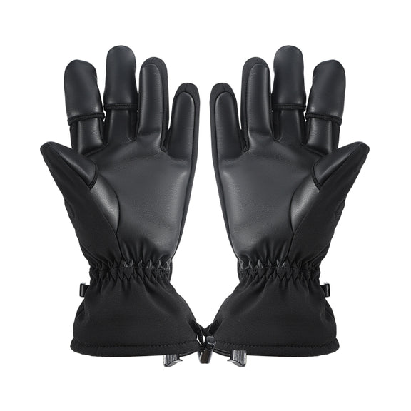 STARTRC Universal Drone Remote Control Photography Gloves Winter Warm Gloves, Size:XL(Black)